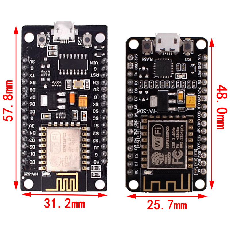 Módulo sem fio ch340/cp2102/ch - Esp8266 Nodemcu Board avaliação e preço