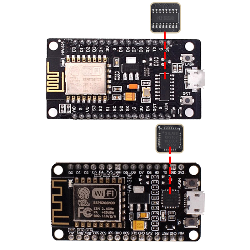 Módulo sem fio ch340/cp2102/ch - Esp8266 Nodemcu Board avaliação e preço