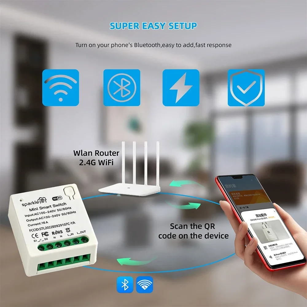 16a matéria wifi interruptor i - Home Automation Tutorial avaliação e preço
